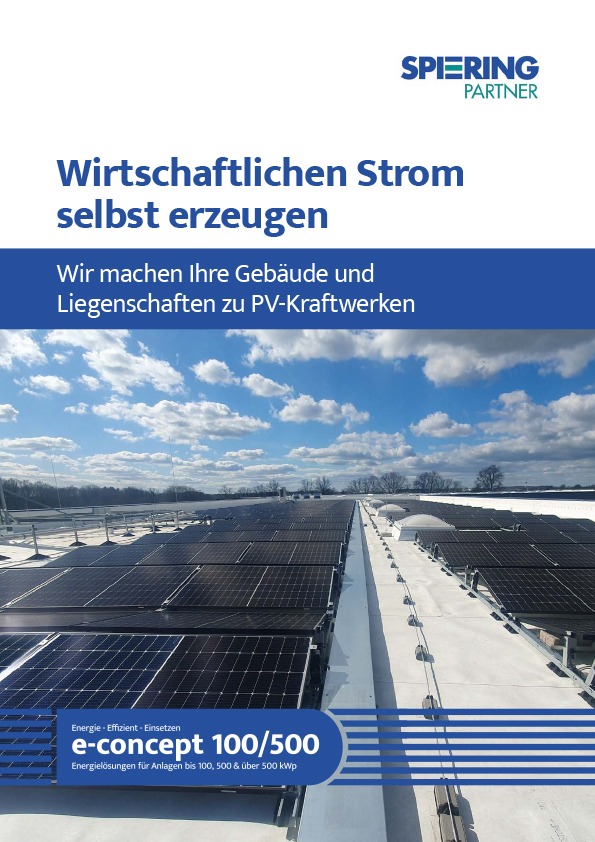 Photovoltaik mit SPIERING PARTNER Photovoltaik mit SPIERING PARTNER